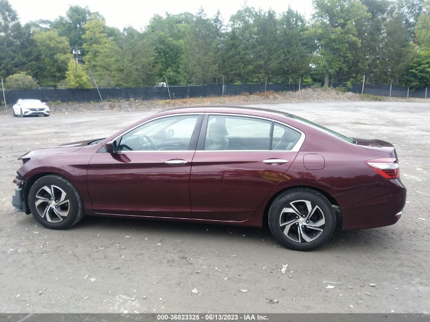 2016 HONDA ACCORD SEDAN LX - 1HGCR2F33GA155471