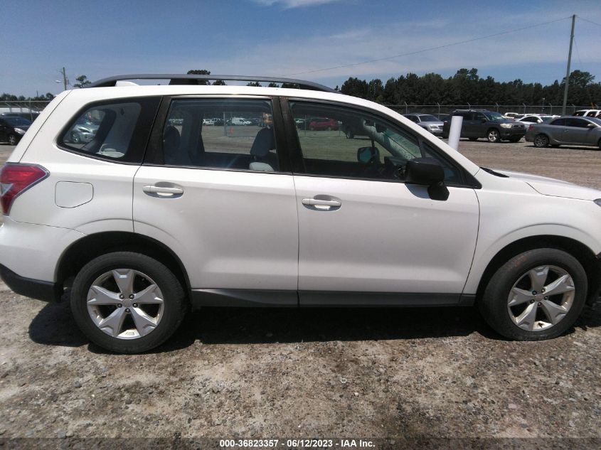 2016 SUBARU FORESTER 2.5I - JF2SJABC0GH566496