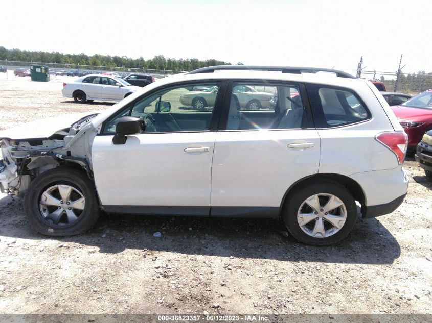 2016 SUBARU FORESTER 2.5I - JF2SJABC0GH566496