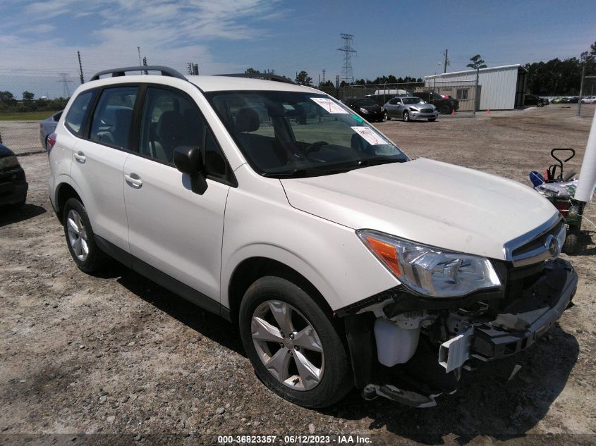 2016 SUBARU FORESTER 2.5I - JF2SJABC0GH566496