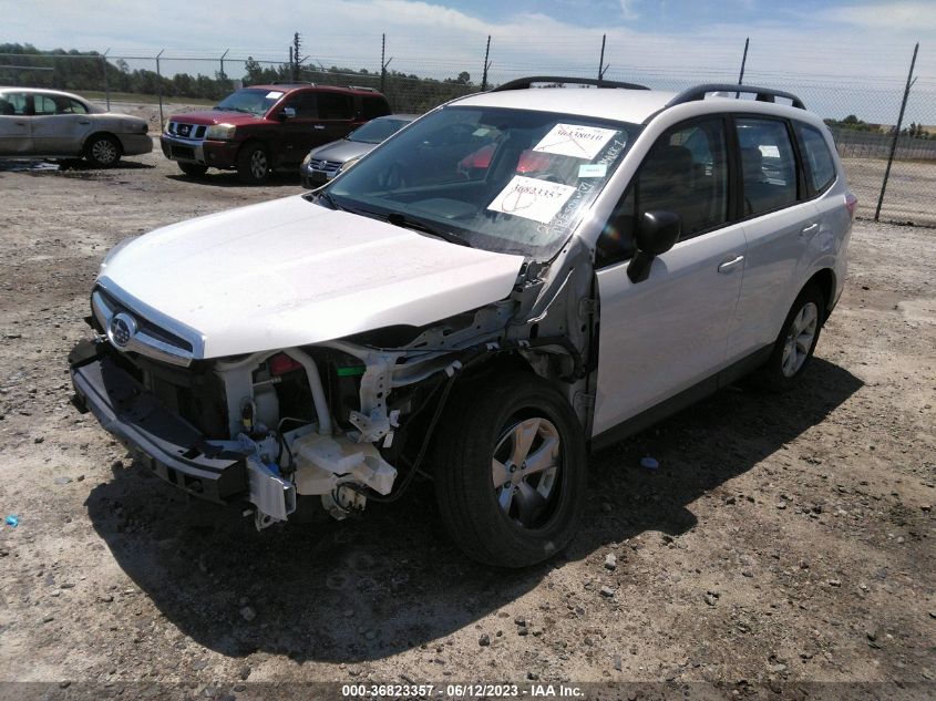 2016 SUBARU FORESTER 2.5I - JF2SJABC0GH566496