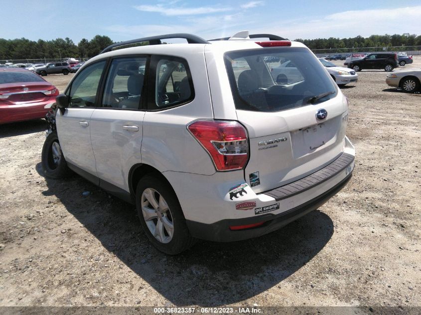 2016 SUBARU FORESTER 2.5I - JF2SJABC0GH566496