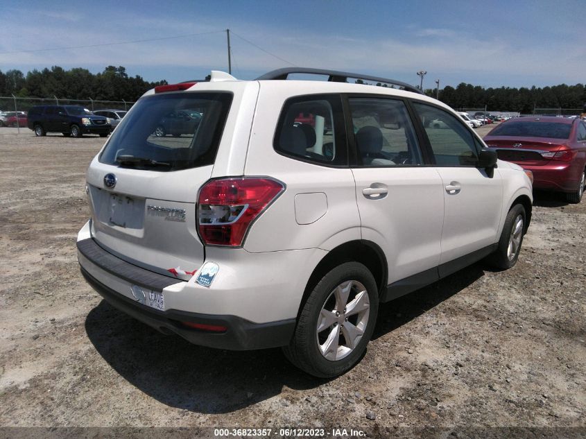 2016 SUBARU FORESTER 2.5I - JF2SJABC0GH566496