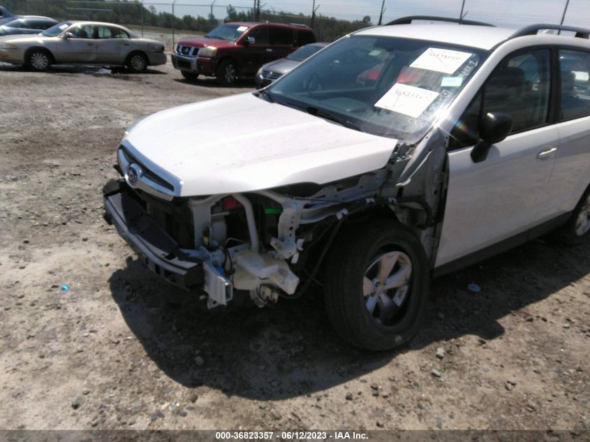 2016 SUBARU FORESTER 2.5I - JF2SJABC0GH566496