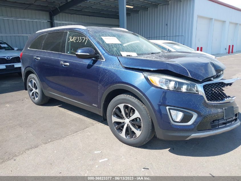 2016 KIA SORENTO EX - 5XYPHDA12GG047847