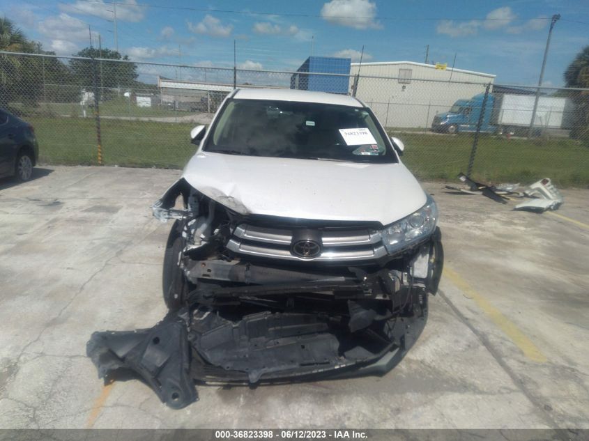 2017 TOYOTA HIGHLANDER LE - 5TDZZRFH1HS204748