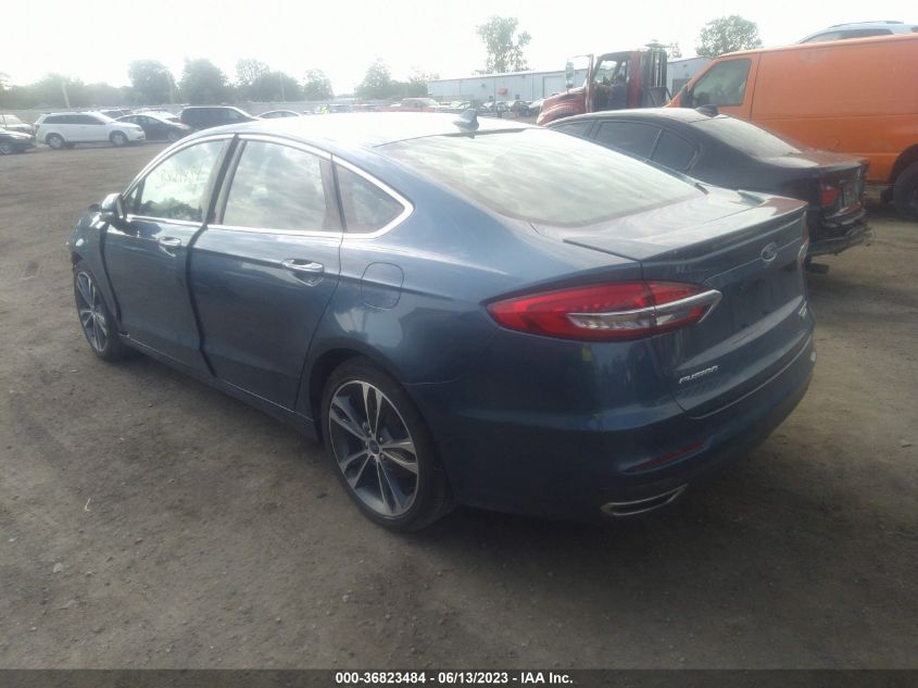 2019 FORD FUSION TITANIUM - 3FA6P0D92KR131387