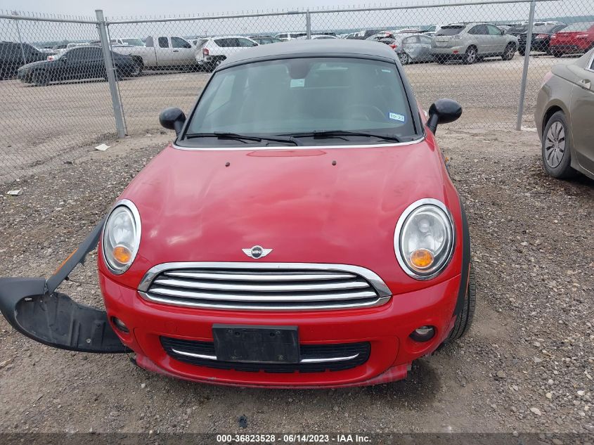 2013 MINI COOPER COUPE WMWSX1C58DT507280
