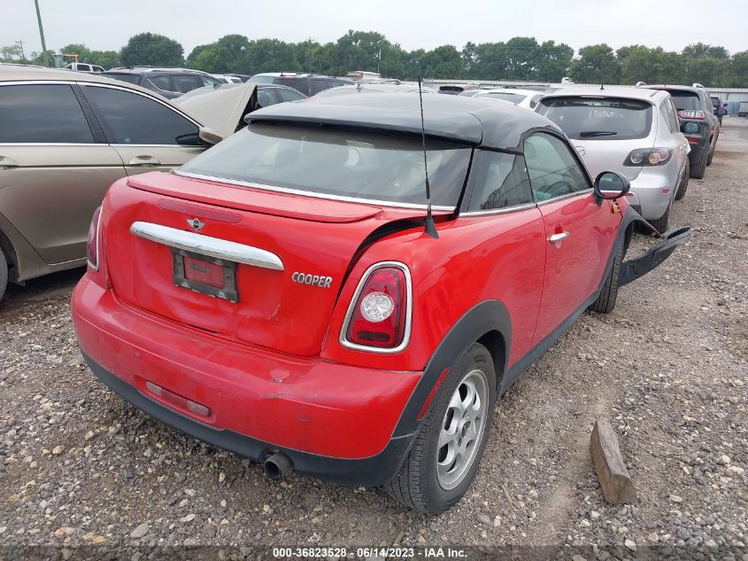2013 MINI COOPER COUPE WMWSX1C58DT507280