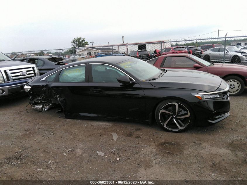 2022 HONDA ACCORD SEDAN SPORT - 1HGCV1F37NA087856
