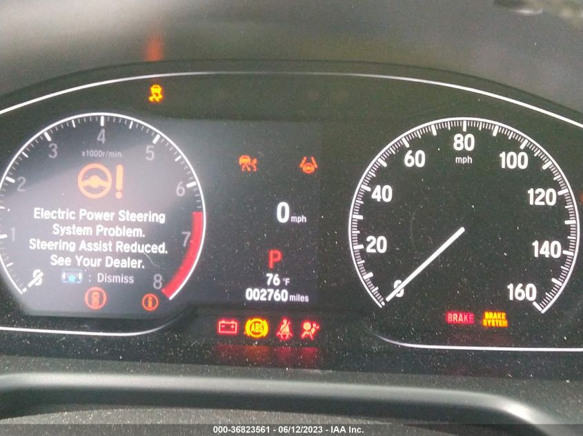 2022 HONDA ACCORD SEDAN SPORT - 1HGCV1F37NA087856