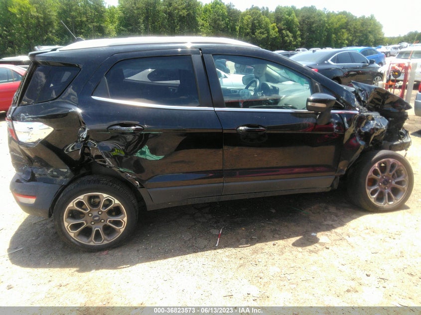 VIN MAJ6S3KL4KC261393 2019 FORD ECOSPORT TITANIUM