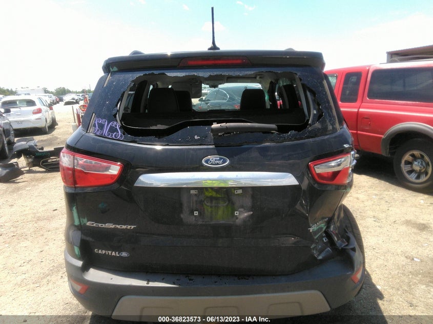 VIN MAJ6S3KL4KC261393 2019 FORD ECOSPORT TITANIUM