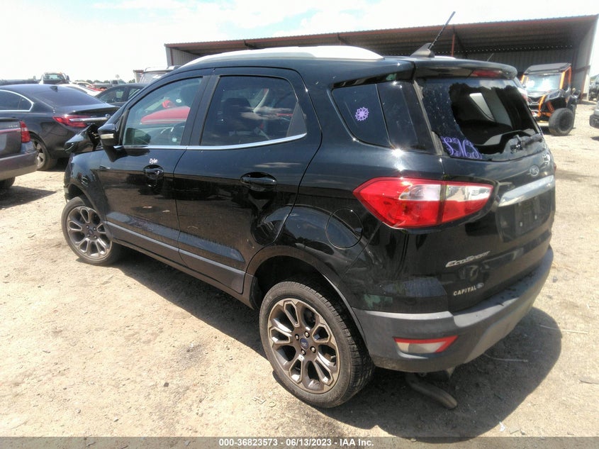 VIN MAJ6S3KL4KC261393 2019 FORD ECOSPORT TITANIUM