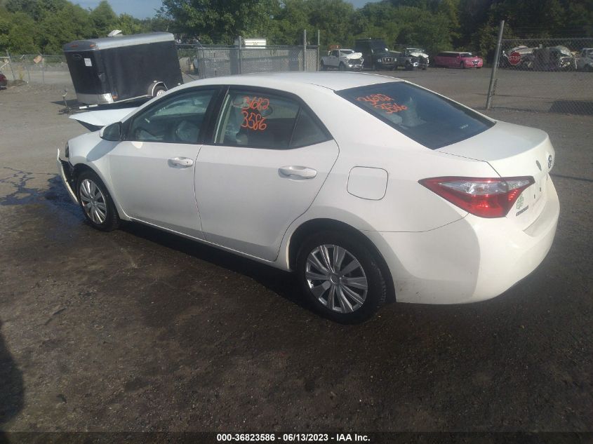 2014 TOYOTA COROLLA L/LE/S/S PLUS/LE PLUS - 5YFBURHE1EP062778