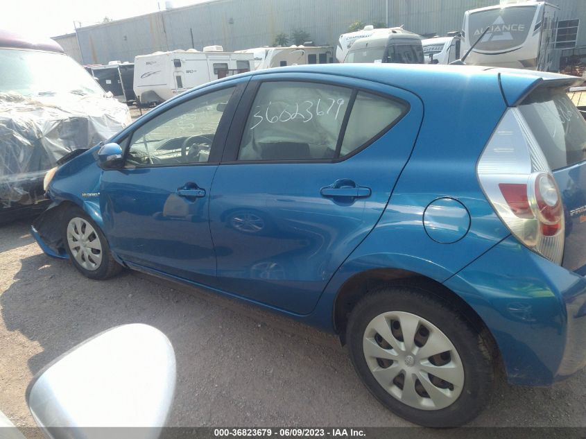 2013 TOYOTA PRIUS C ONE/TWO/THREE/FOUR - JTDKDTB37D1556683
