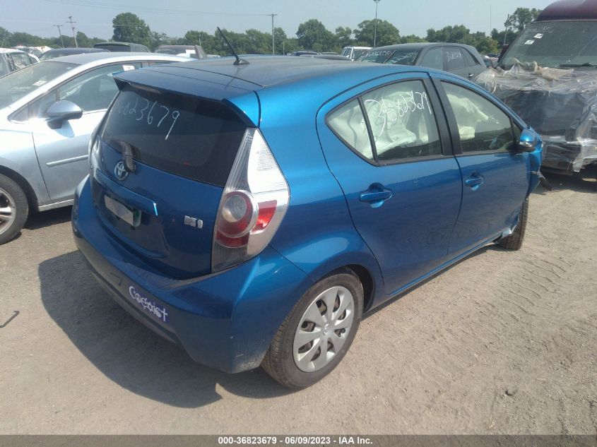 2013 TOYOTA PRIUS C ONE/TWO/THREE/FOUR - JTDKDTB37D1556683