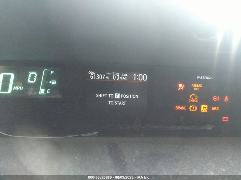 2013 TOYOTA PRIUS C ONE/TWO/THREE/FOUR - JTDKDTB37D1556683