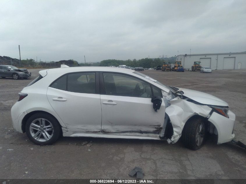 2019 TOYOTA COROLLA HATCHBACK SE/XSE JTNK4RBE8K3037465