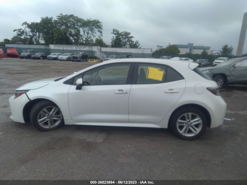 2019 TOYOTA COROLLA HATCHBACK SE/XSE JTNK4RBE8K3037465