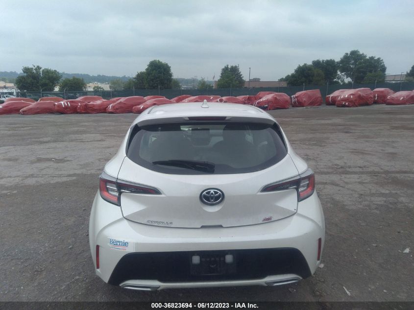2019 TOYOTA COROLLA HATCHBACK SE/XSE JTNK4RBE8K3037465