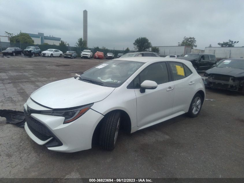 2019 TOYOTA COROLLA HATCHBACK SE/XSE JTNK4RBE8K3037465