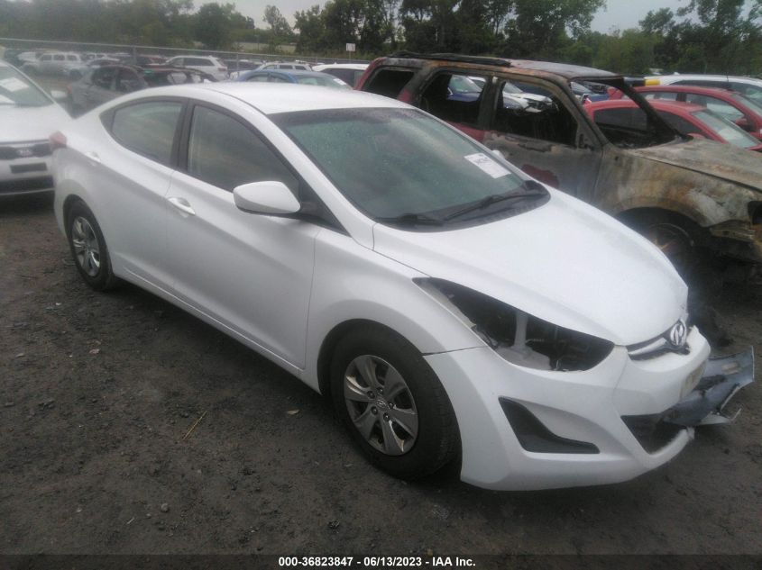 2016 HYUNDAI ELANTRA SE - 5NPDH4AE7GH744784