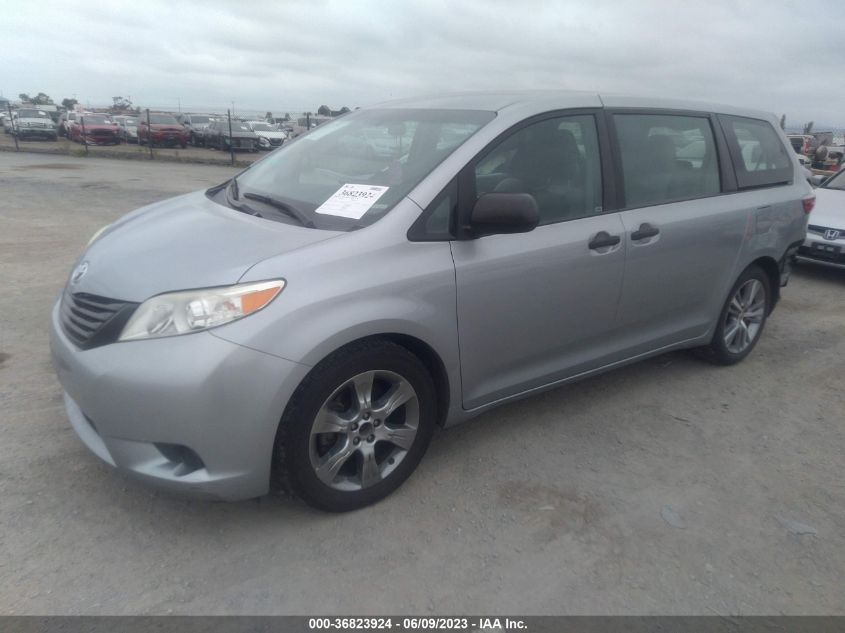 2017 TOYOTA SIENNA L - 5TDZZ3DC8HS797013