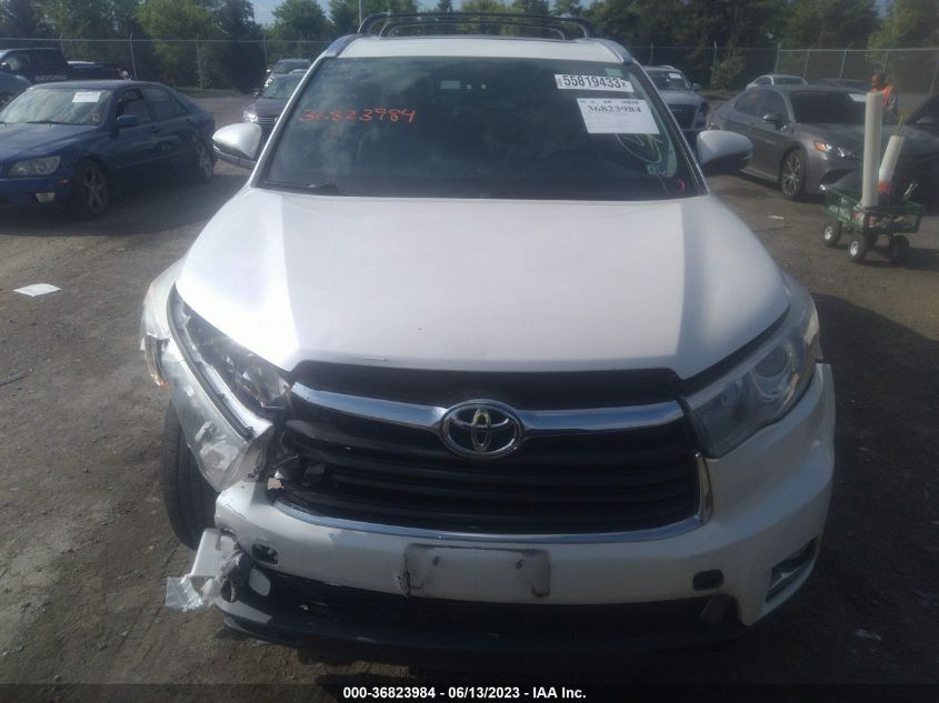 2014 TOYOTA HIGHLANDER LIMITED/LTD PLATNUM - 5TDDKRFH0ES026230