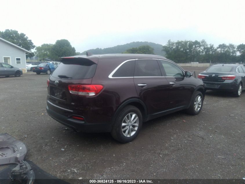 2016 KIA SORENTO LX - 5XYPG4A30GG034082