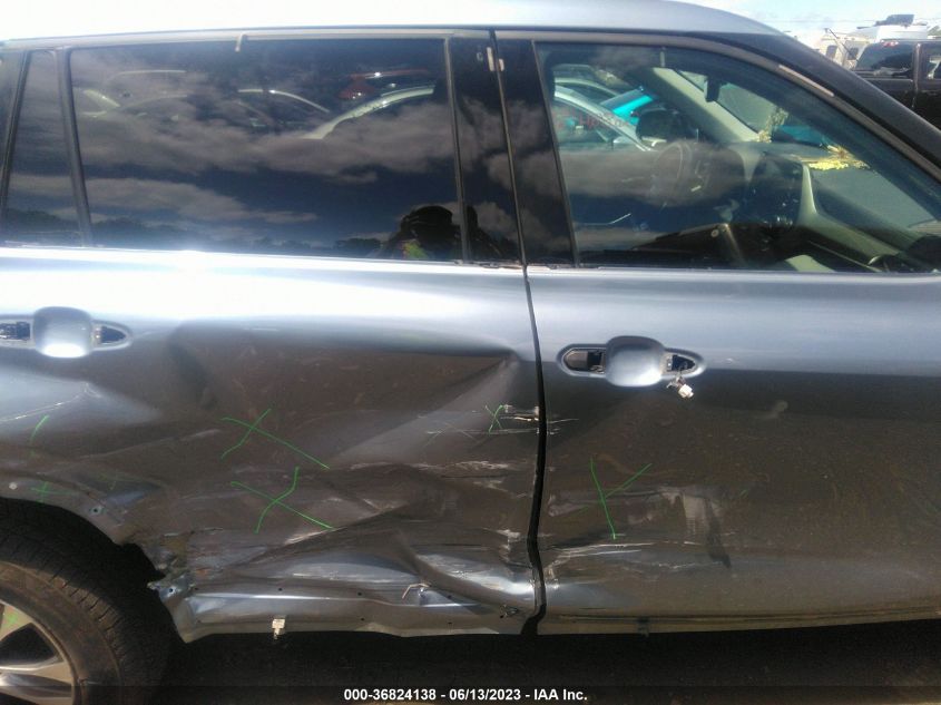 2021 TOYOTA HIGHLANDER XLE - 5TDHZRBH2MS078542