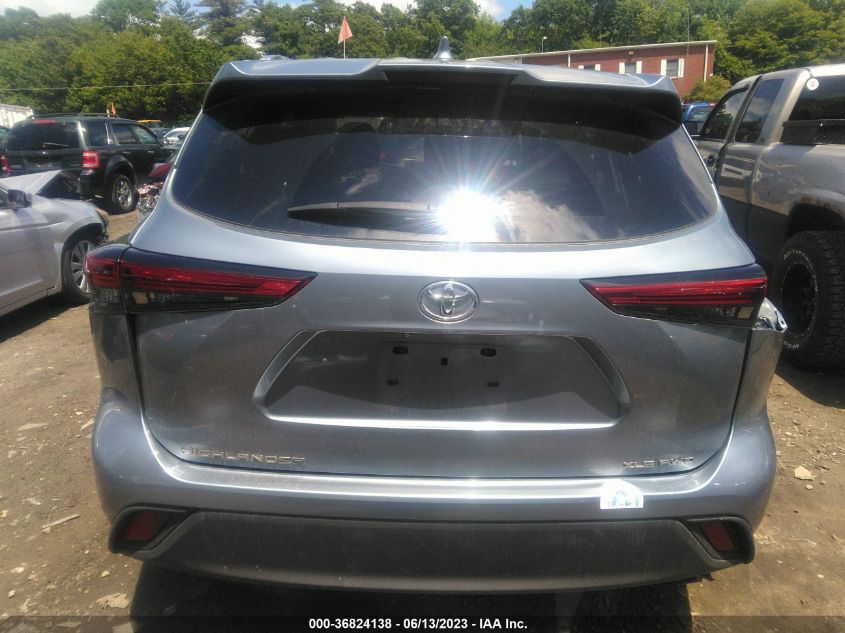 2021 TOYOTA HIGHLANDER XLE - 5TDHZRBH2MS078542