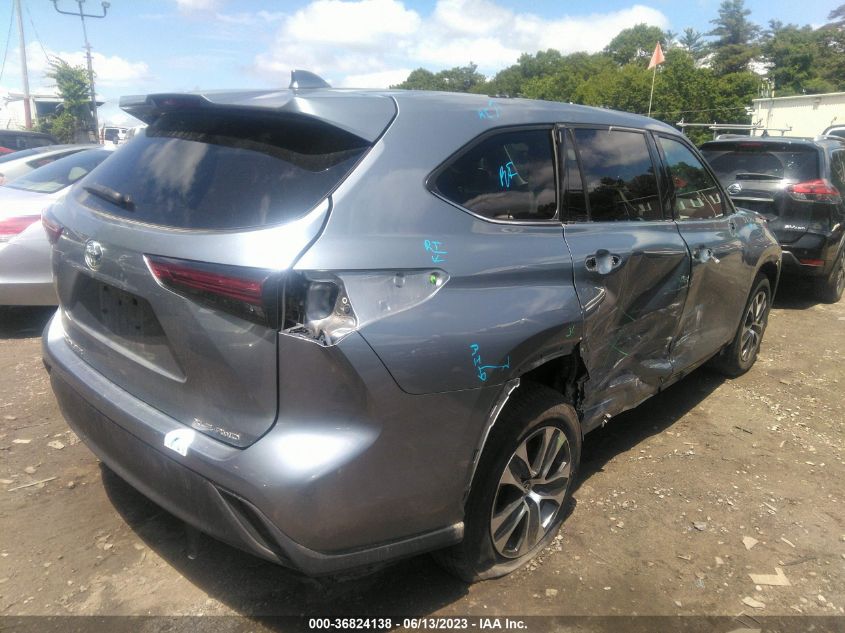 2021 TOYOTA HIGHLANDER XLE - 5TDHZRBH2MS078542