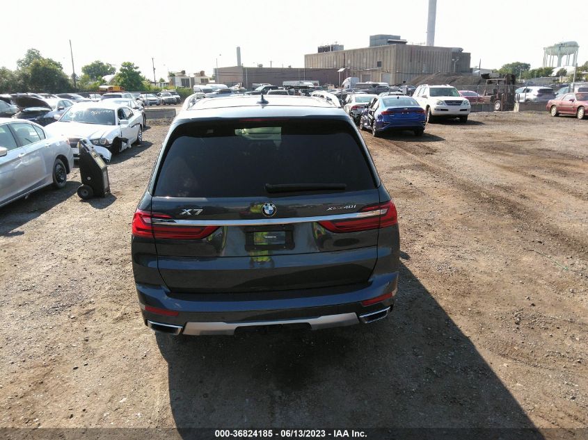2019 BMW X7 XDRIVE40I 5UXCW2C51KL082299