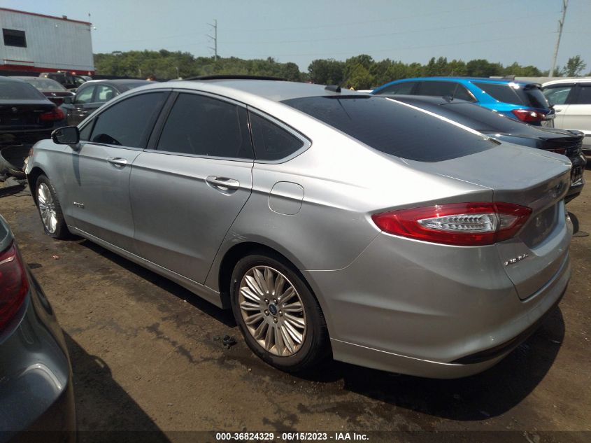 2013 FORD FUSION SE HYBRID - 3FA6P0LU0DR246823