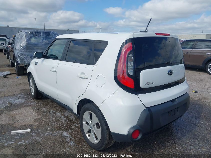 2015 KIA SOUL BASE - KNDJN2A20F7213712