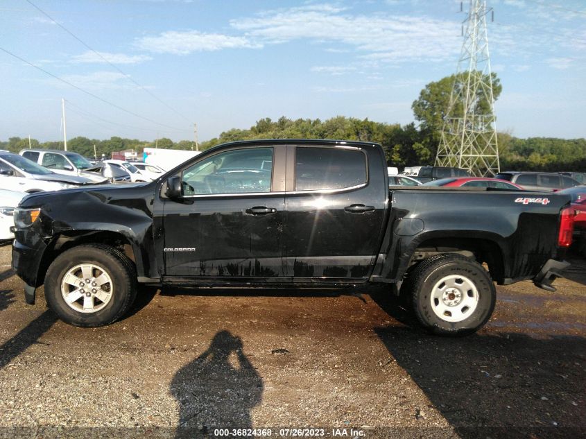 2020 CHEVROLET COLORADO 4WD WORK TRUCK - 1GCGTBEN8L1106300