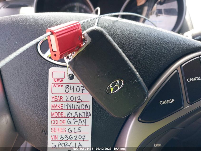 2013 HYUNDAI ELANTRA LIMITED PZEV - 5NPDH4AE6DH336207