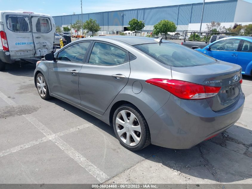 2013 HYUNDAI ELANTRA LIMITED PZEV - 5NPDH4AE6DH336207
