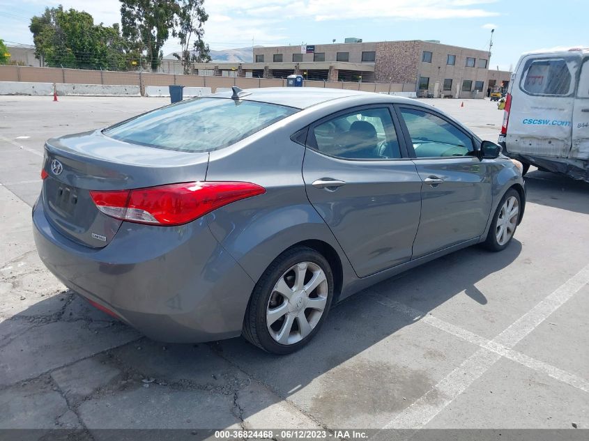 2013 HYUNDAI ELANTRA LIMITED PZEV - 5NPDH4AE6DH336207