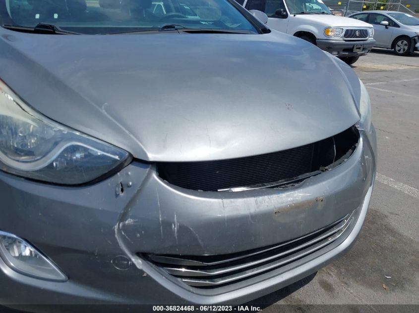 2013 HYUNDAI ELANTRA LIMITED PZEV - 5NPDH4AE6DH336207
