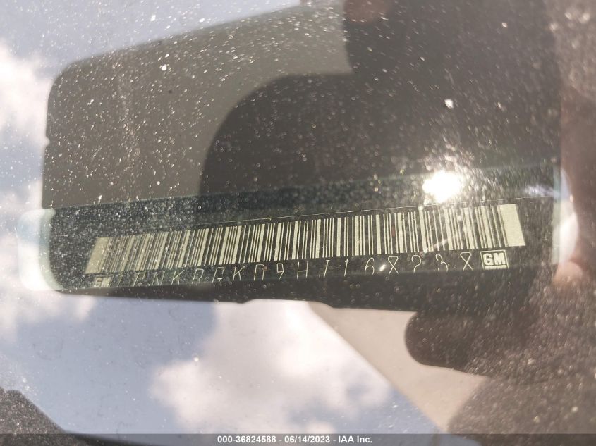 2017 CHEVROLET TRAVERSE LT - 1GNKRGKD9HJ168238