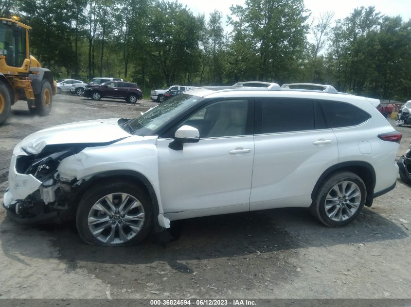 2021 TOYOTA HIGHLANDER LIMITED/PLATINUM - 5TDDZRBH4MS549637