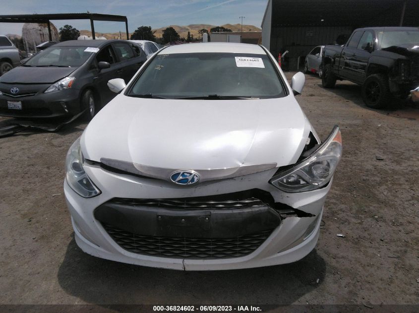 2013 HYUNDAI SONATA HYBRID - KMHEC4A41DA064730