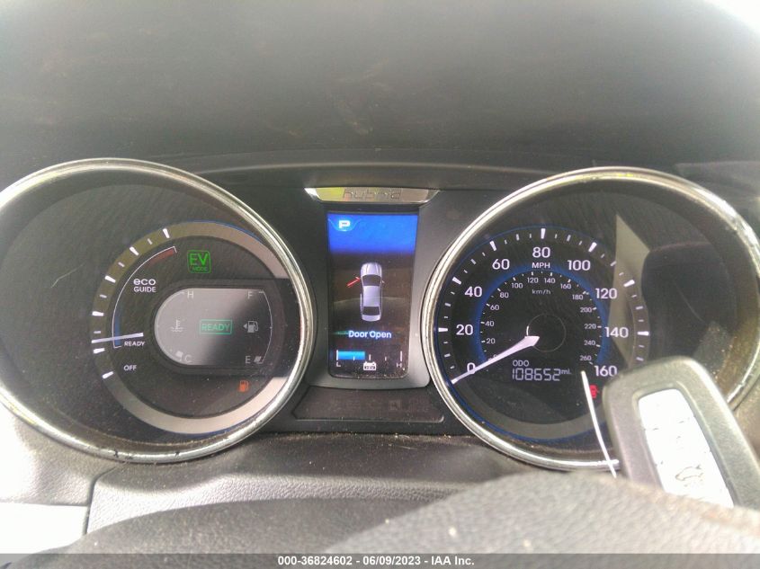 2013 HYUNDAI SONATA HYBRID - KMHEC4A41DA064730