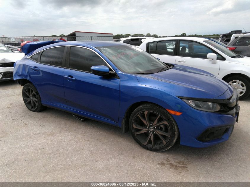 2019 HONDA CIVIC SEDAN SPORT - 19XFC2F89KE026715