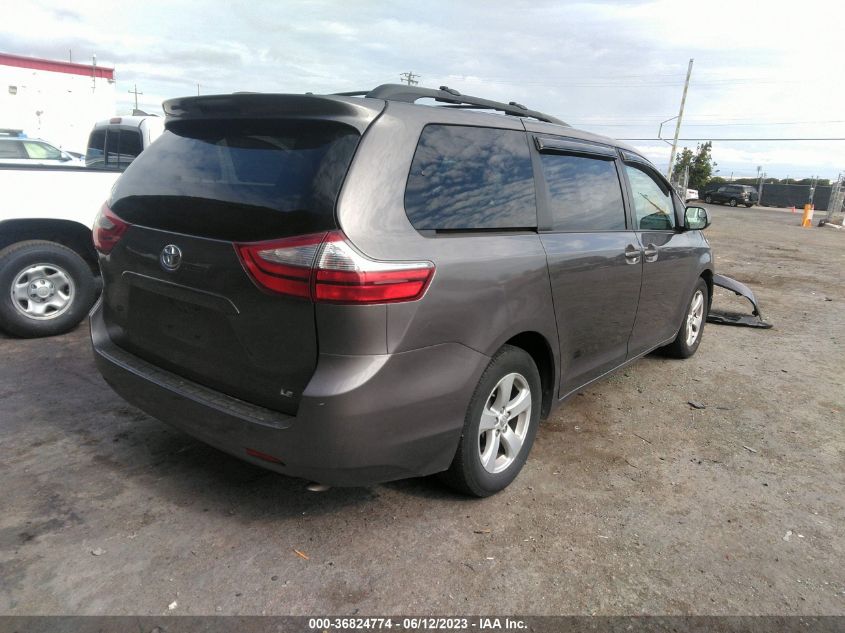 2015 TOYOTA SIENNA LE - 5TDKK3DC0FS649358