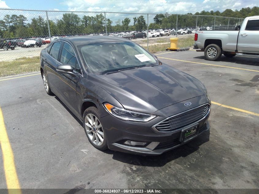 2017 FORD FUSION SE - 3FA6P0HD6HR261681