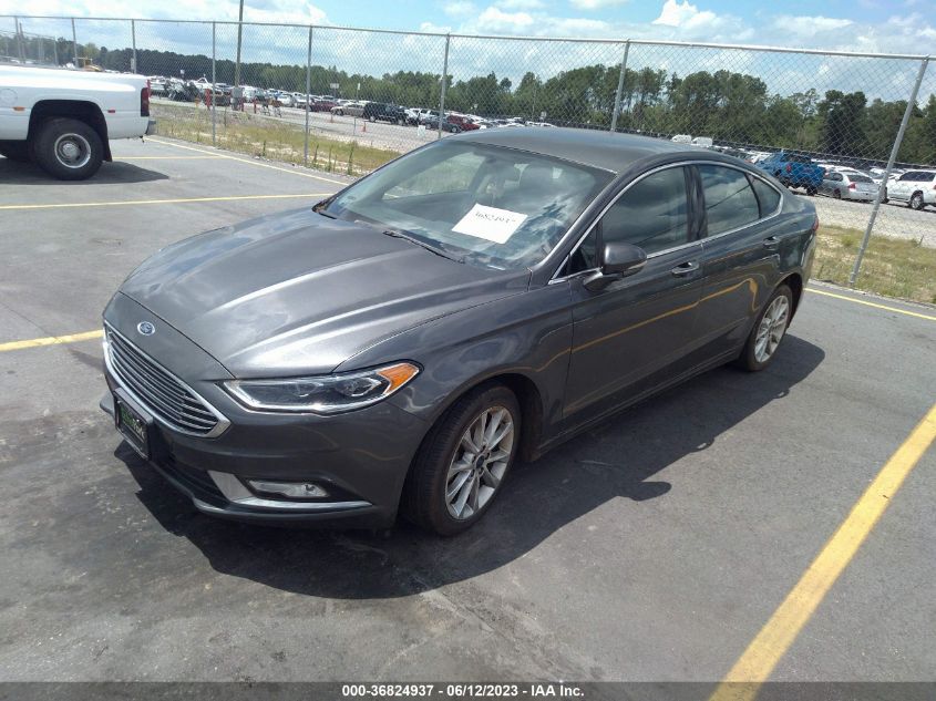 2017 FORD FUSION SE - 3FA6P0HD6HR261681