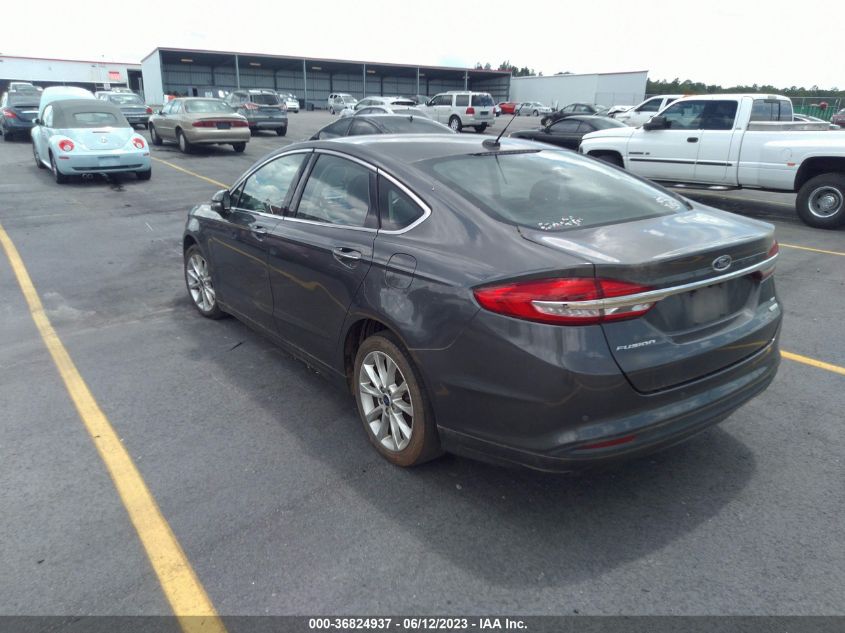 2017 FORD FUSION SE - 3FA6P0HD6HR261681